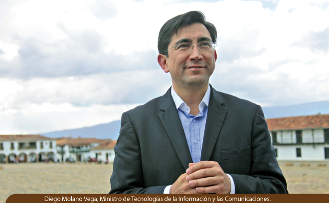 Diego Molano Vega, Ministro de Tecnologías de la Información y las Comunicaciones.