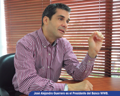 José Alejandro Guerrero, Presidente del Banco WWB