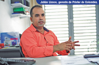 Julián Llanos, gerente de Printer de Colombia.