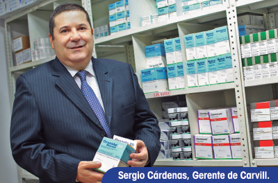 Sergio Cárdenas, Gerente de Carvill.