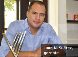 Juan N. Suárez, gerente Diseclar.