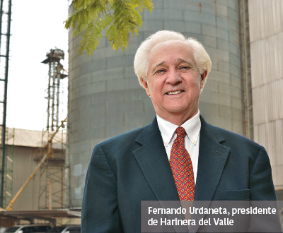 Fernando Urdaneta, presidente de Harinera del Valle