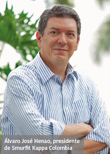Álvaro José Henao, presidente de Smurfit Kappa Colombia