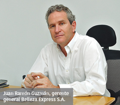 Juan Ramón Guzmán, gerente general Belleza Express S.A.