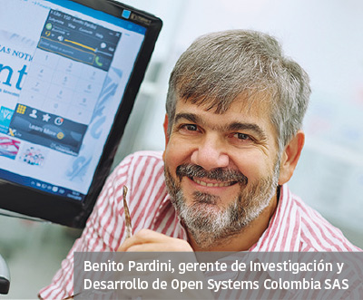 Benito Pardini, gerente de Investigación y Desarrollo de Open Systems Colombia SAS