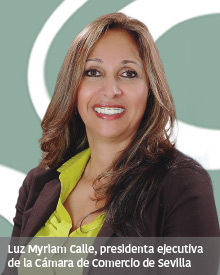 Luz Myriam Calle, presidenta ejecutiva de la Cámara de Comercio de Sevilla