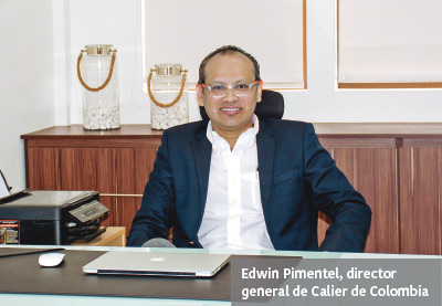 Edwin Pimentel, director general de Calier de Colombia