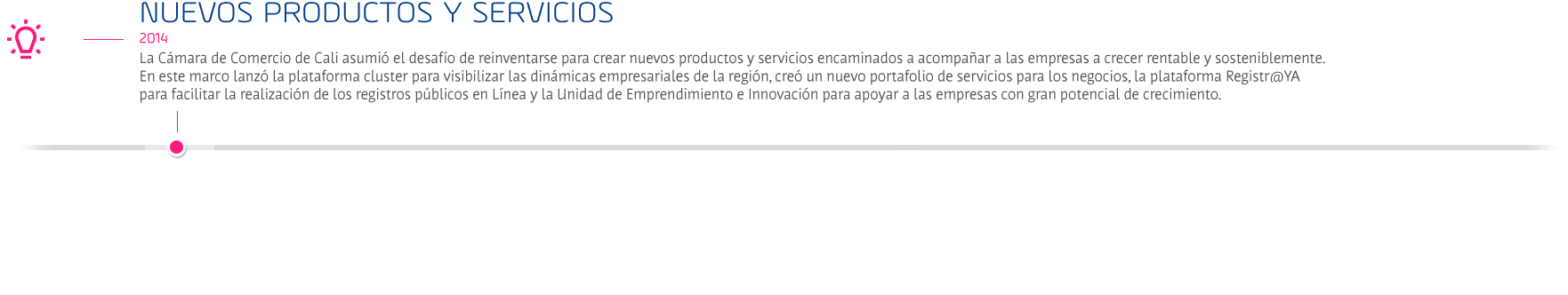Imagen de la historia de la Cámara de Coemrcio de Cali de 2014