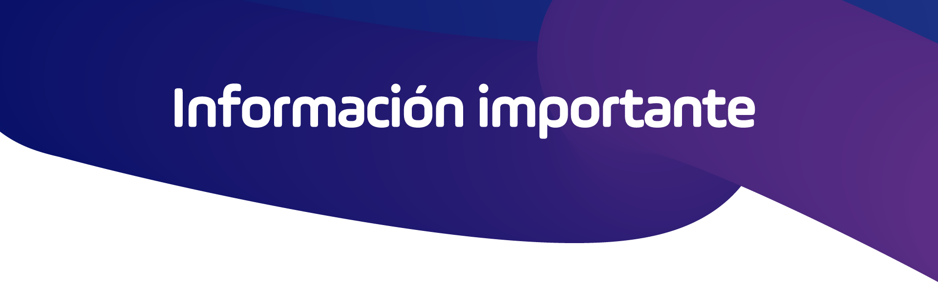 Información Importante