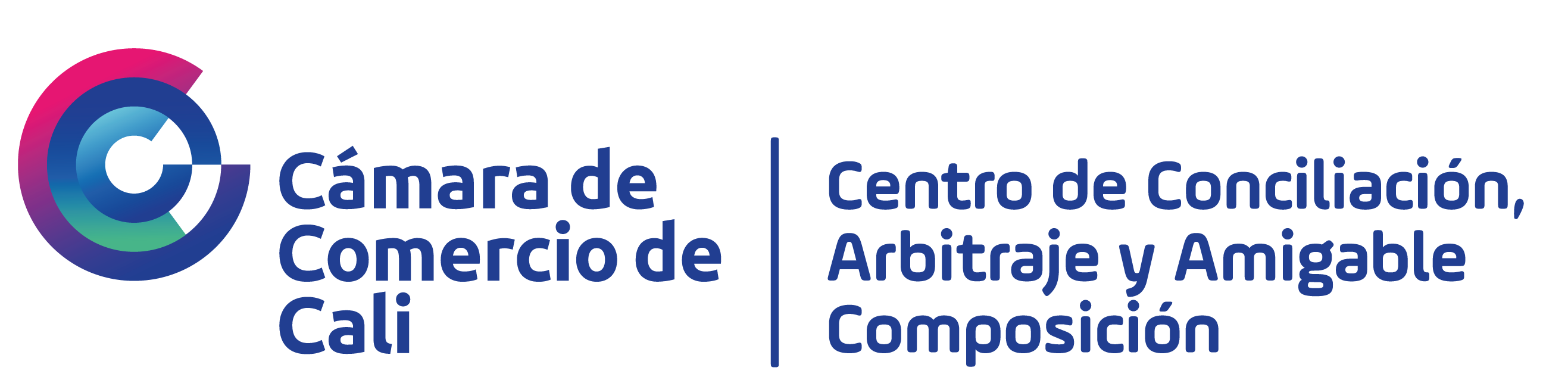 Logo Cámara de Comercio de Cali centro de conciliación, arbitraje y amigable Composición