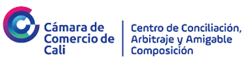 Logo cámara de comercio de cali centro de conciliación arbitraje y amigables composición