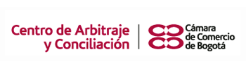 Logo centro de arbitraje y conciliación Cámara de comercio de bogotá