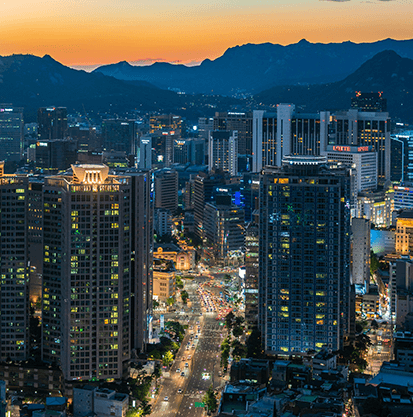 foto paisaje de corea del sur