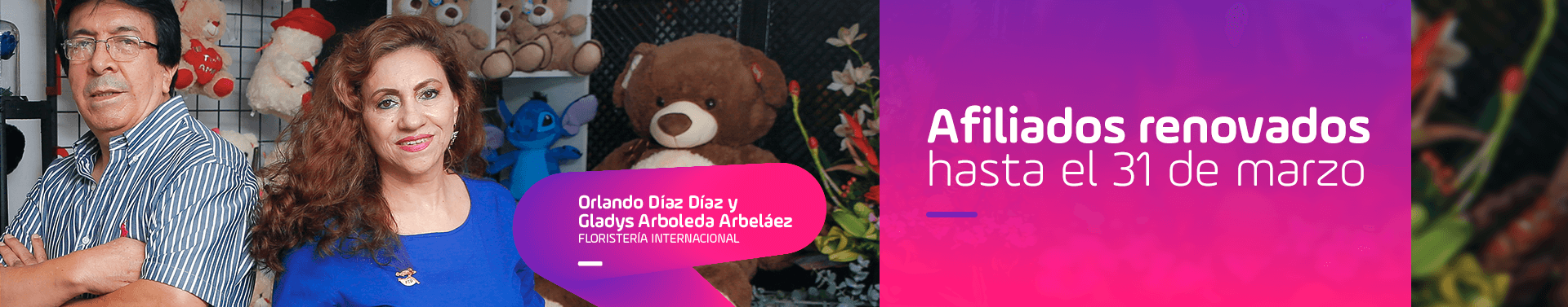 Afiliados renovados hasta el 31 de marzo