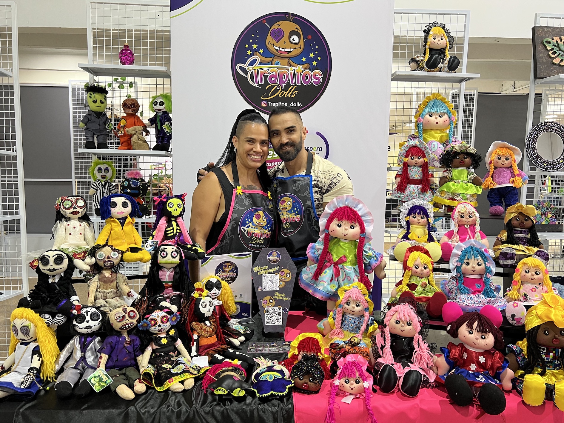 foto pareja empresarios trapitos doll