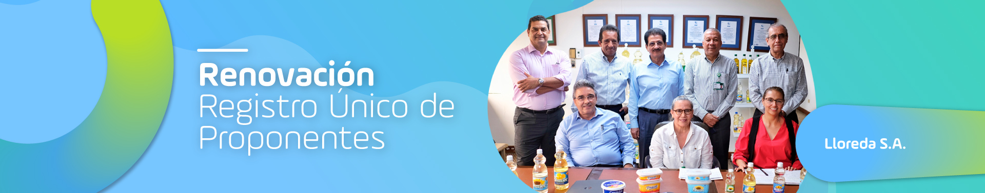 Renovación Registro Único de Proponentes