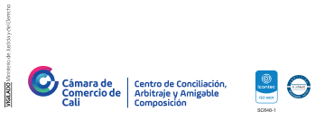 Logo Cámara de Comercio de Cali centro de conciliación arbitraje y amigable composición 