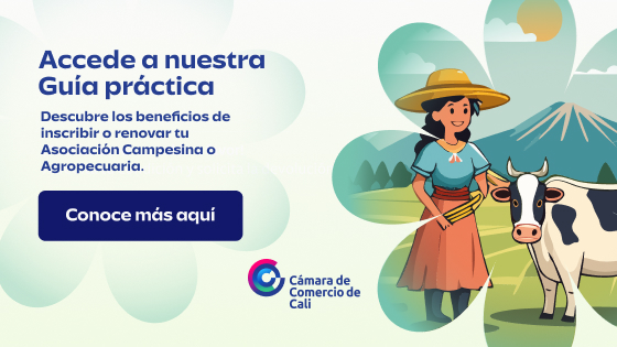 Con esta guía se busca brindar una orientación clara, práctica y confiable sobre los pasos, requisitos y beneficios del proceso de inscripción y renovación en la Cámara de Comercio de las Asociaciones Campesinas y Agropecuarias.