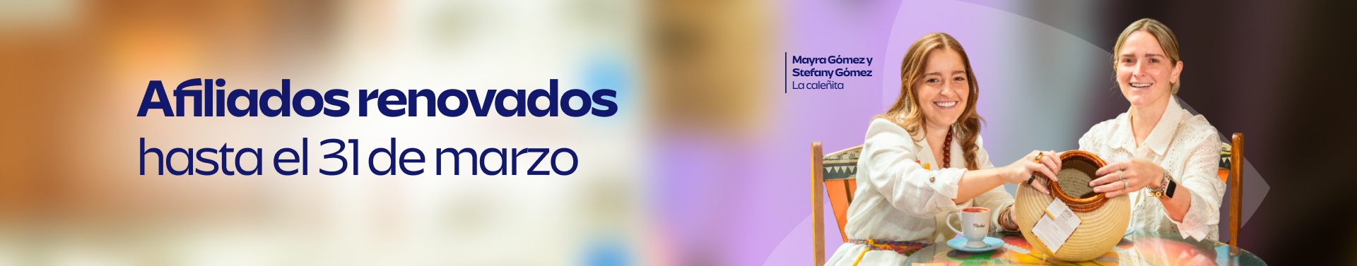 Afiliados renovados hasta el 31 de marzo